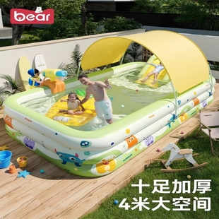 儿童家用充气游泳池加厚宝宝婴儿大型充气水池小孩家庭大人戏水池