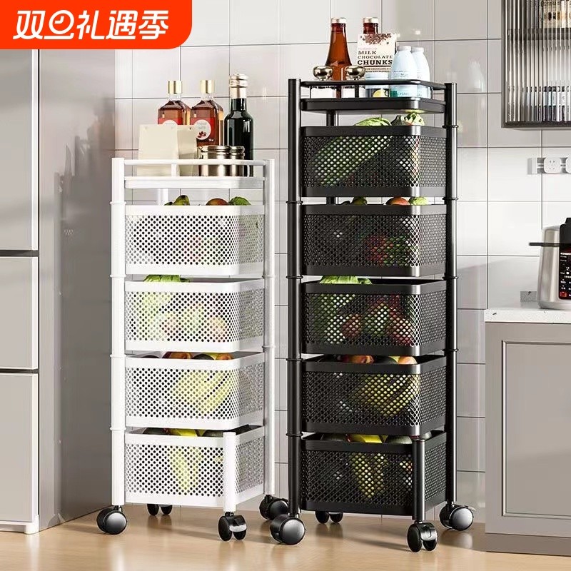 厨房旋转置物架多层|千人加购