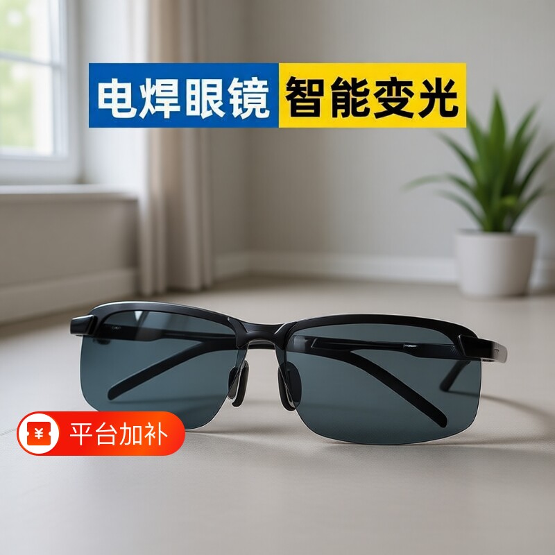 变色眼镜电焊电焊眼镜自动变光防辐射强光氩弧焊二保焊焊工护眼