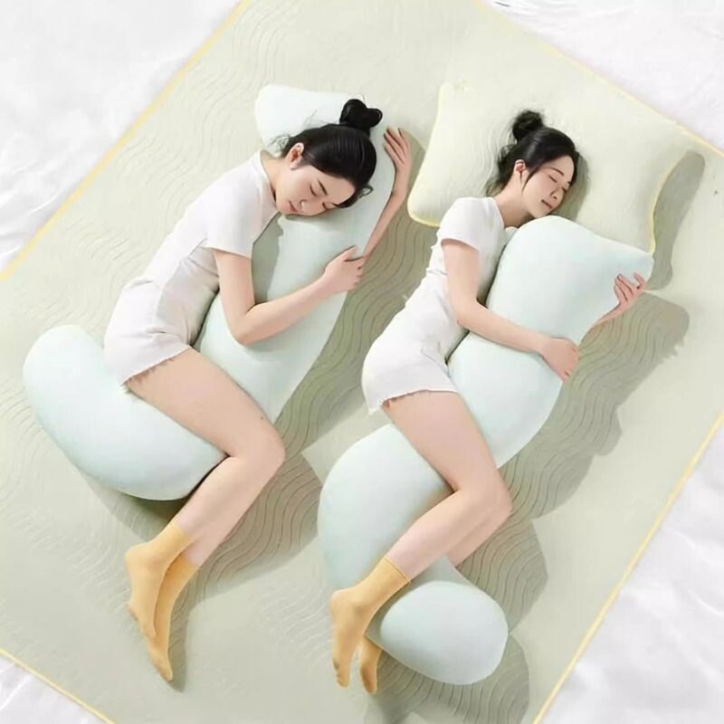抱枕床上长条夹腿睡觉专用冰丝凉感女生侧睡孕妇儿童夏季公仔仰睡