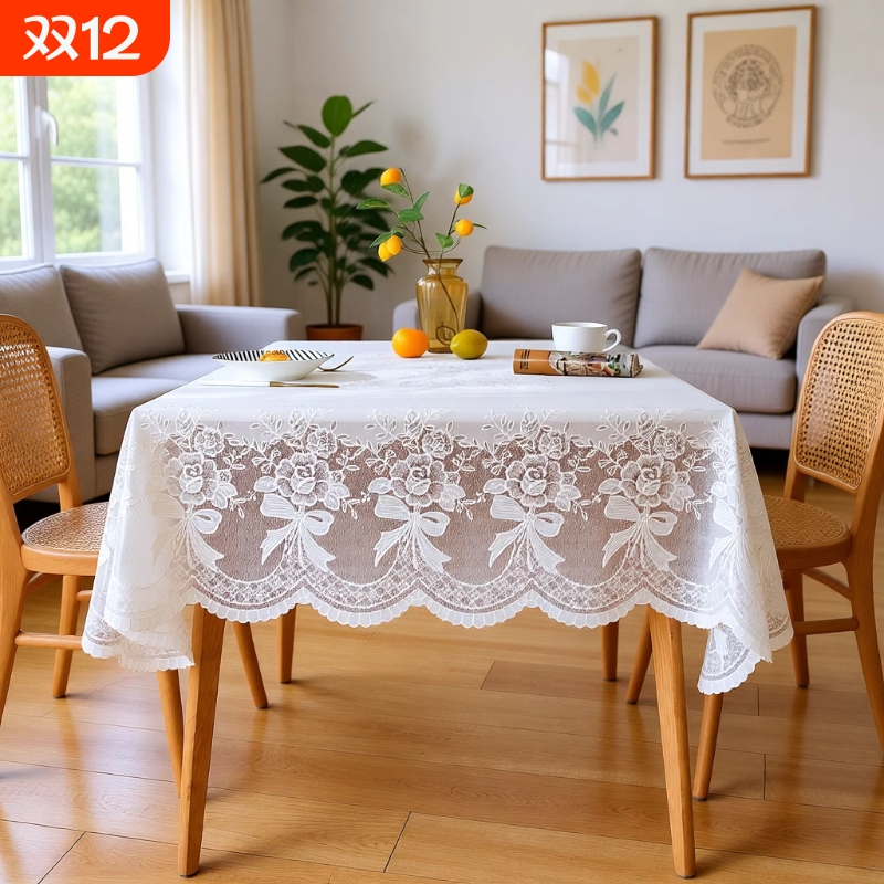 桌布防水防油防烫免洗欧式新款轻奢高级感茶几桌垫客厅家用餐桌布