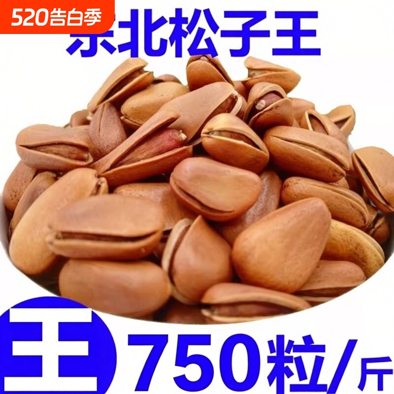 松子特大东北开口散装特级大颗粒500g原味红松子孕妇新货年货袋装