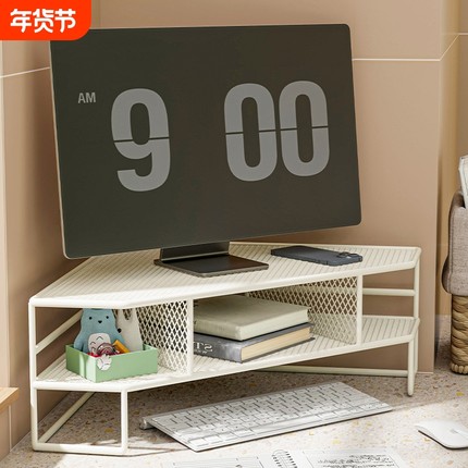 多功能电脑增高架工位办公桌电脑屏增高架笔记本电脑转角收纳架子