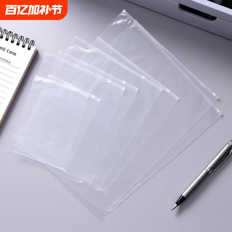透明拉链袋衣服收纳袋软料拉链袋裤子裙子包装袋现货多种尺寸