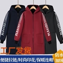 罩衣女新款 加绒外穿厨房做饭干活围裙 防水防油上班专用工作服男款