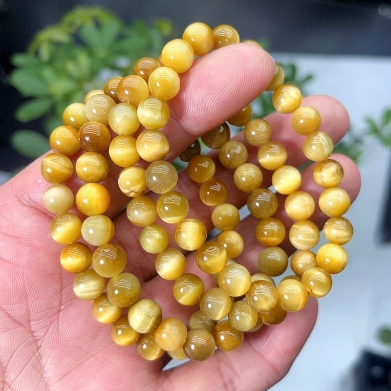 金虎眼石招财手串眼晴石手链男女