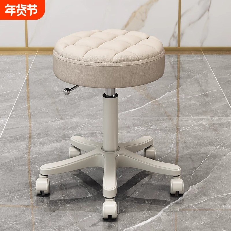 美容院凳子旋转升降圆凳梳妆凳美甲理发椅吧凳大工椅椅子久坐舒适