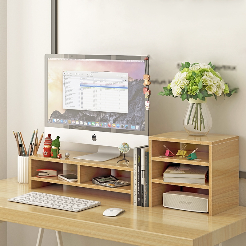 电脑置物架办公室桌面收纳架