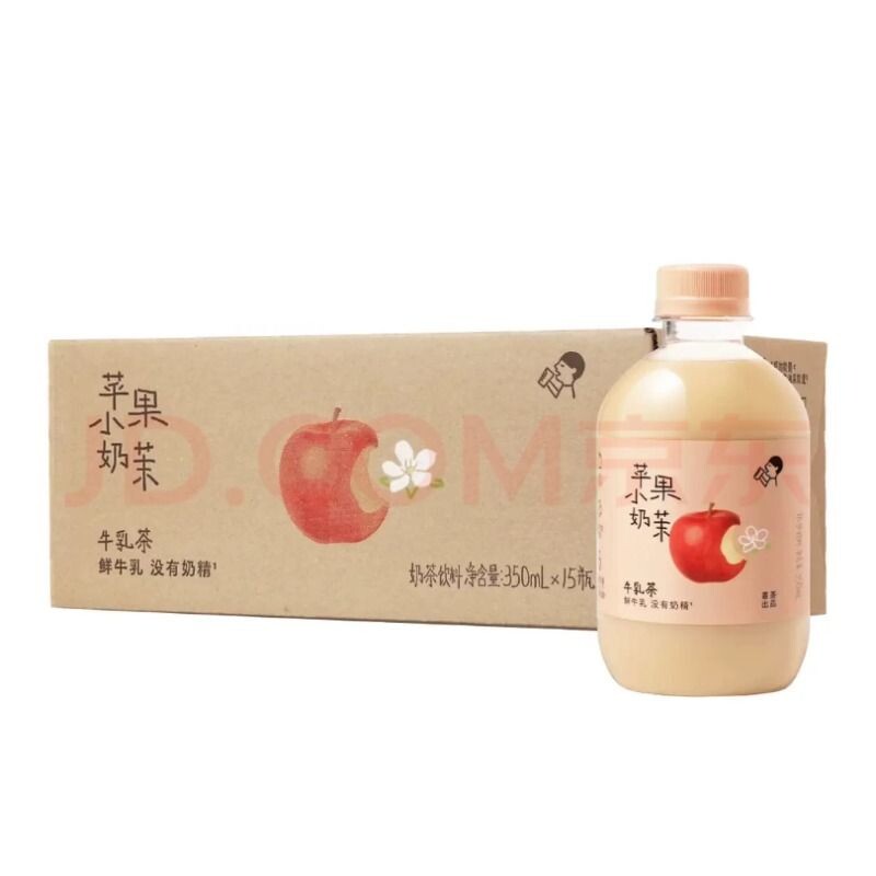 喜茶茉莉浓抹/小奶茉牛乳茶 鲜牛乳添加 奶茶饮料350ml*6瓶 加 实拍商品图