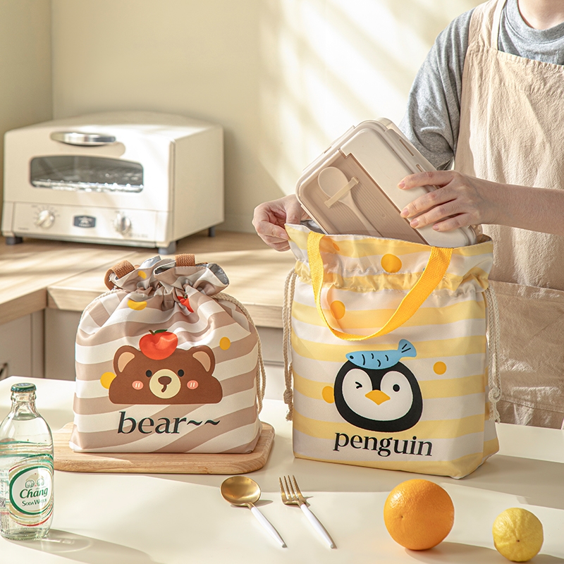 2025新款卡通饭盒袋便当包大容量