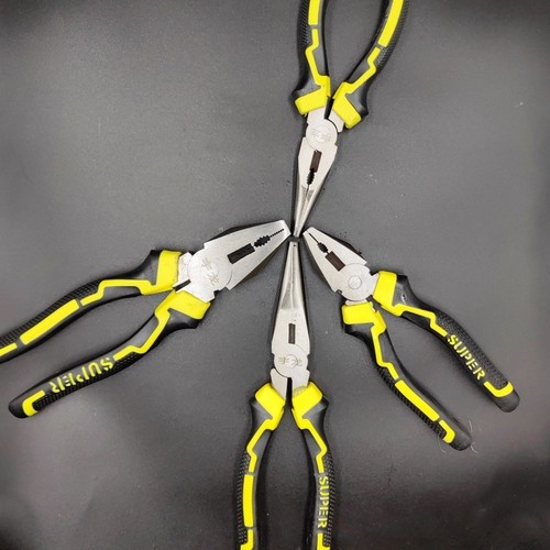 老虎钳子8寸钢丝钳高锰钢电工专用钳子多功能进口断线6寸尖嘴钳