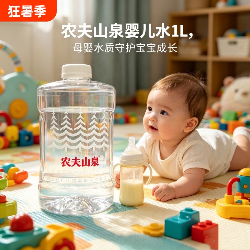 农夫山泉婴幼儿冲泡奶粉天然水