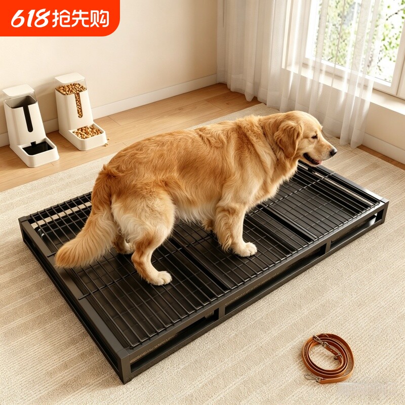 狗厕所中型犬专用特大号狗粪便自动清理狗狗防踩屎尿盆用品超大号
