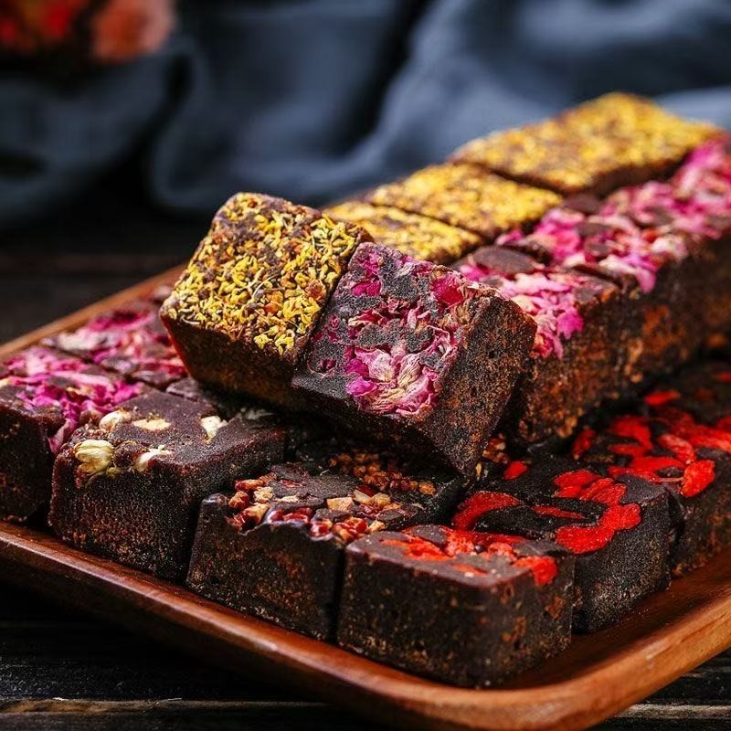 正宗云南手工古法红糖块黑糖姜茶甘蔗老红糖独立包装姜红糖老姜