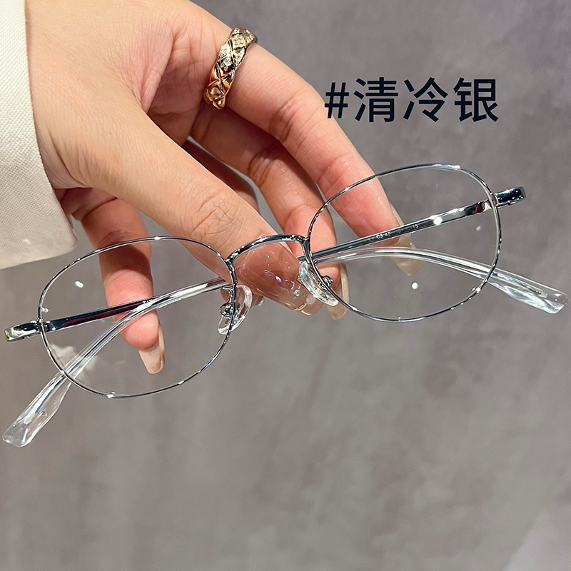 小框张靓颖同款小脸配近视