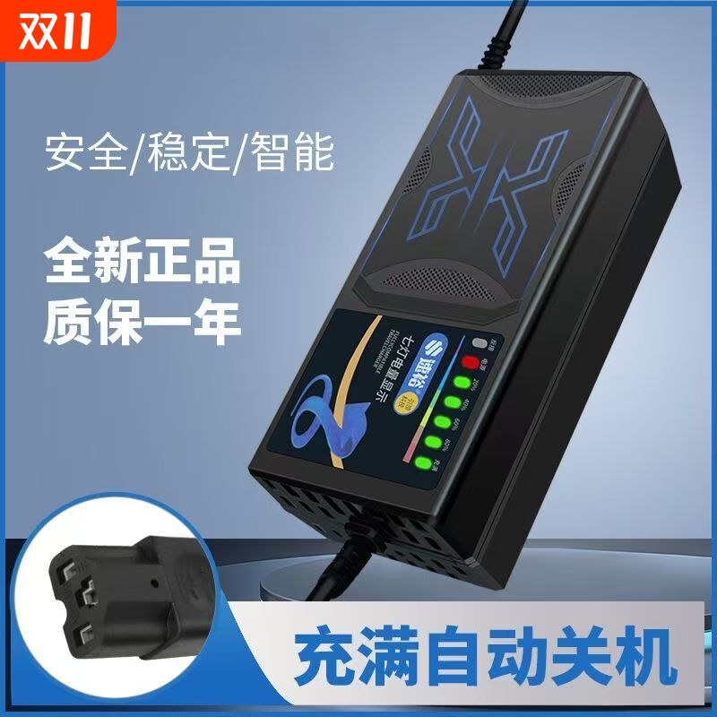电动车电瓶充电器48v12ah60v20a72v适用于爱玛三轮铅酸石墨烯天能