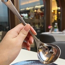 锤纹鱼鳞长柄汤勺 1个