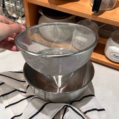一诺厨房304不锈钢洗菜盆家用厨房淘米神器洗米筛淘米盆滤沥水篮