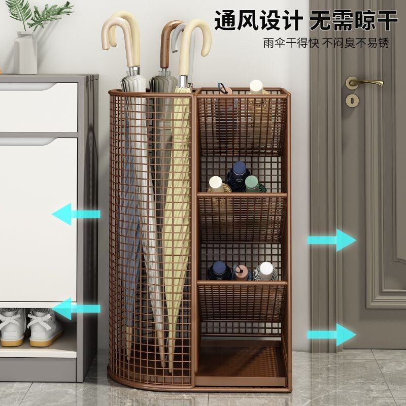 雨伞架收纳伞桶商用酒店大堂置物大容量家用班级门口入户放伞神器图片
