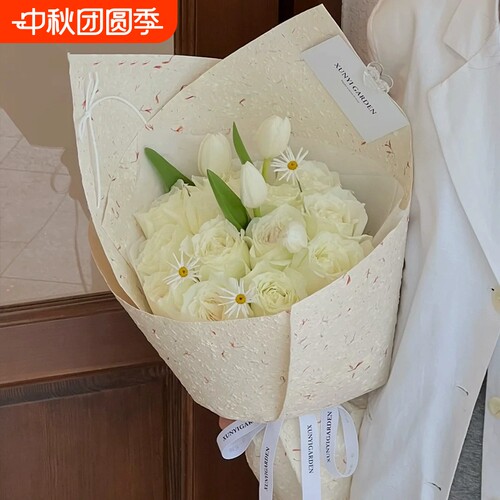 手撕花瓣牛皮纸鲜花包装纸花束包花纸平面高质东巴纸包花diy材料