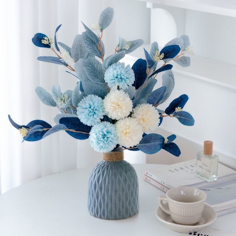 现代简约仿真花客厅摆放花床头装饰花时尚潮流家居小摆件装饰网红