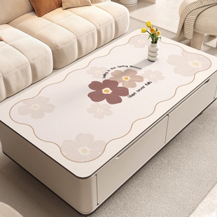 茶几桌垫防油防水防烫硅胶餐桌垫轻奢高级感2025新款客厅茶几桌布