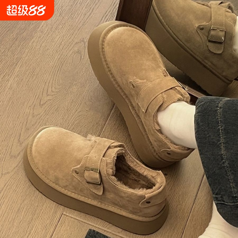 厚底秋冬棉鞋女加绒|万人加购