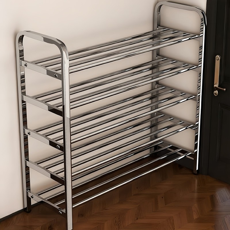 不锈钢鞋架家用小窄入户门简易鞋子收纳架多层鞋柜塑料结实卧室,住宅家具,鞋架,淘宝优惠券,粉丝福利购,淘宝优惠卷