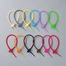 彩色硅胶扎带手工DIY配饰可重复使用钥匙扣圈链绳包挂饰配件挂件