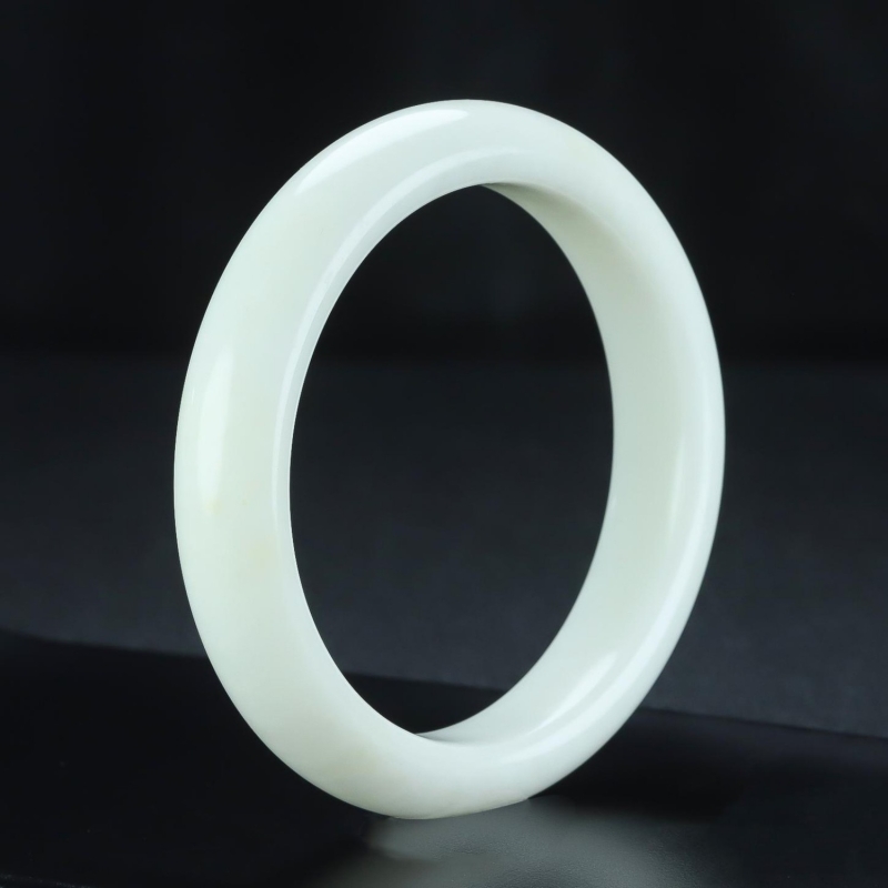 天然正品陕西西安蓝田玉手镯时尚女款兵马俑同款活玉美人镯带证书