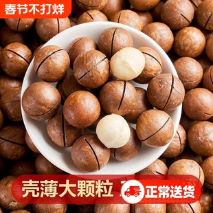 25年新货奶香罐装夏威夷果零食坚果干果批发原味果仁罐装年货节