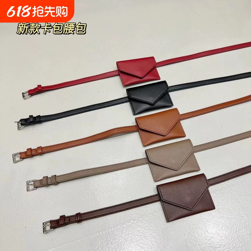 特小腰包女高级感网红凹造型搭配精致时尚迷你穿皮带装饰腰间挂包