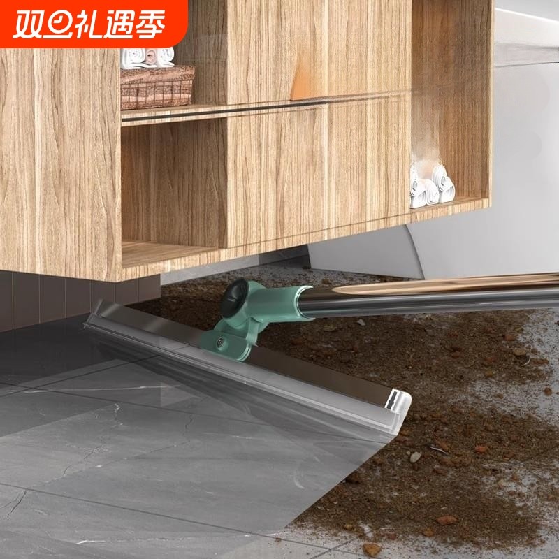 魔术扫把双面硅胶擦拖地两用地刮双层三合一刮地板刮水器刮条