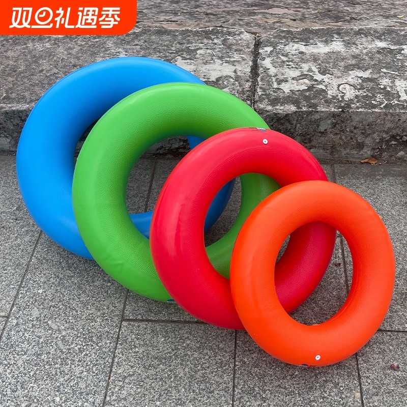 特厚浮力成人橡胶游泳圈加厚耐磨儿童海边充气浮圈男女腋下救生圈
