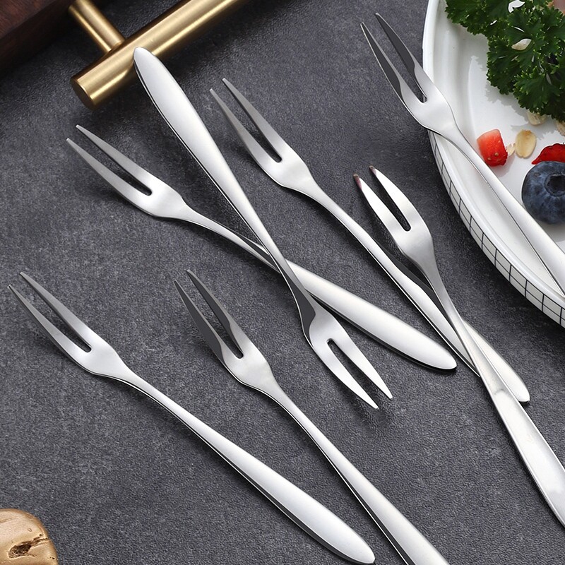 不锈钢水果叉4支装