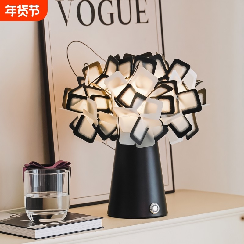 氛围台灯落地复古客厅充电轻奢高级感氛围灯主卧室床头触摸小夜灯