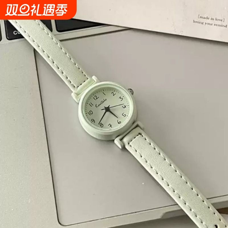 手表女款初高中学生只看时间女生2025新款高颜值小巧儿童女孩石英