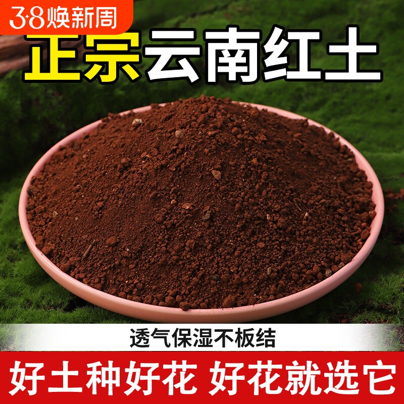 红土云南高原酸性土茉莉专用天然红泥土小颗粒茶花桂花兰花营养土