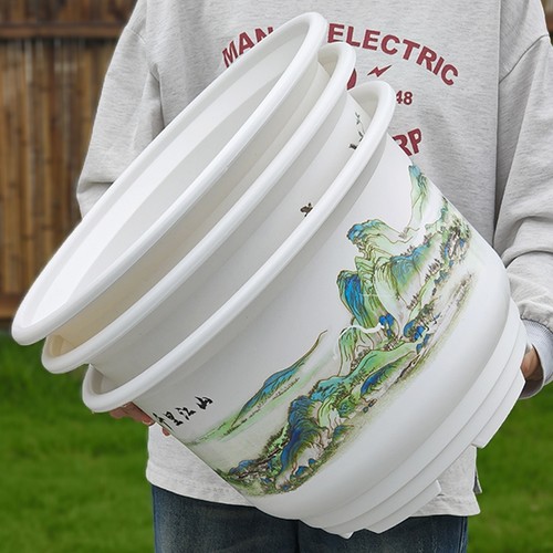 仿陶瓷花盆加厚耐用超大号透气