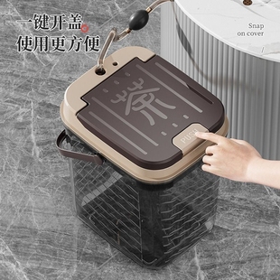 透明茶桶茶渣桶小号茶水桶客厅茶台废水桶茶盘排水桶茶具配件茶桶