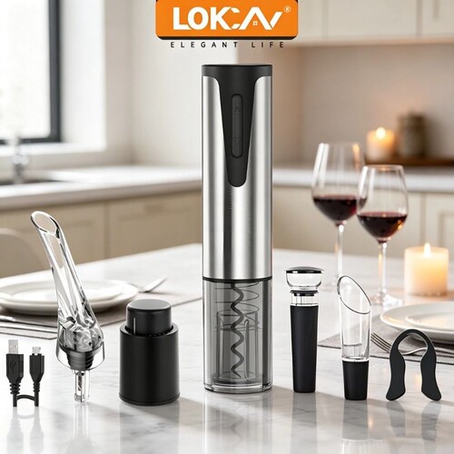 LOKCAN多功能组合电动红酒开瓶器