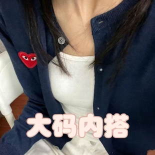 毛衣纯羊毛针织衫 刺绣爱心PLAY保玲开衫 男女外套 潮牌川久经典 大码