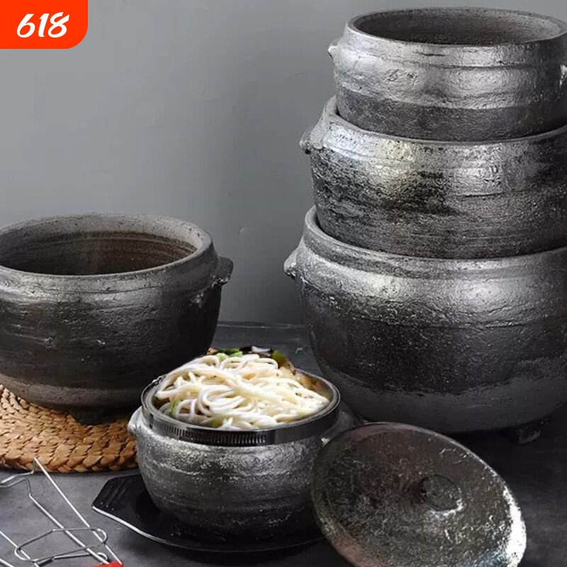 明火干烧不裂土陶瓷炖豆腐酥鱼砂锅面米线锅涮煮麻辣烫土豆粉砂锅