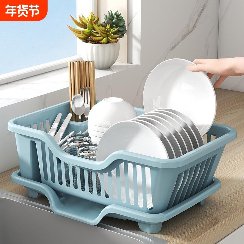 加厚沥水碗架塑料单层滴水碗碟架碗筷收纳置物架厨房碗架收纳,厨房/烹饪用具,碗架,淘宝优惠券,粉丝福利购,淘宝优惠卷