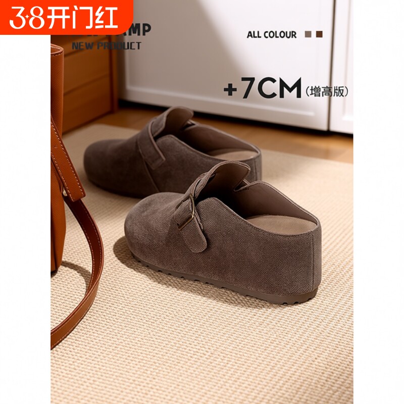 ���ҡ������桿 35 IWW�������7cm��ͷ���ϰ���ЬŮ2026�¿��Ƥ����ŷ���ٴ��Լ