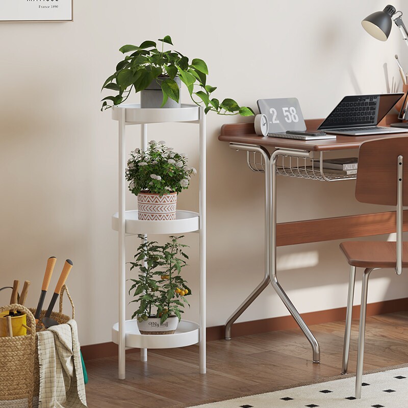 简约花架客厅落地式多层花盆放置架玄关大承重绿植多肉稳固展示架