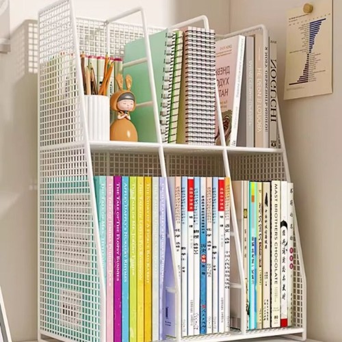 学科分类置物架学生书桌书本收纳架桌面书架立式多层书立架子a4文