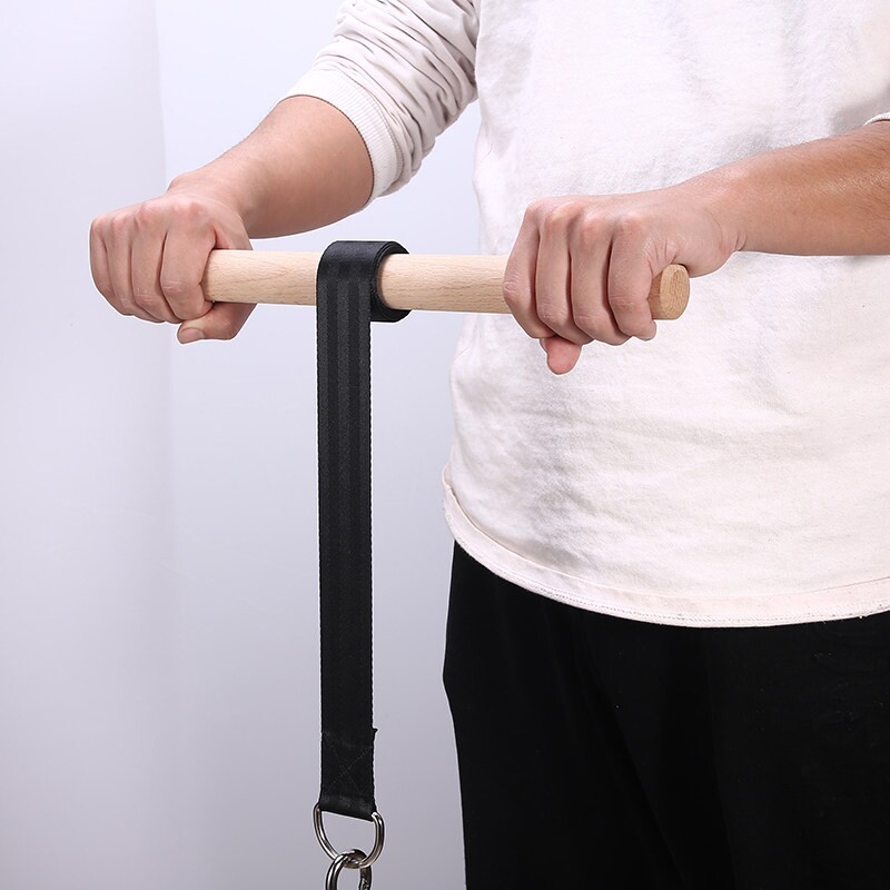 健身小臂力量训练器材前臂锻炼扳手腕握力卷绳手臂肌肉负重千金棒