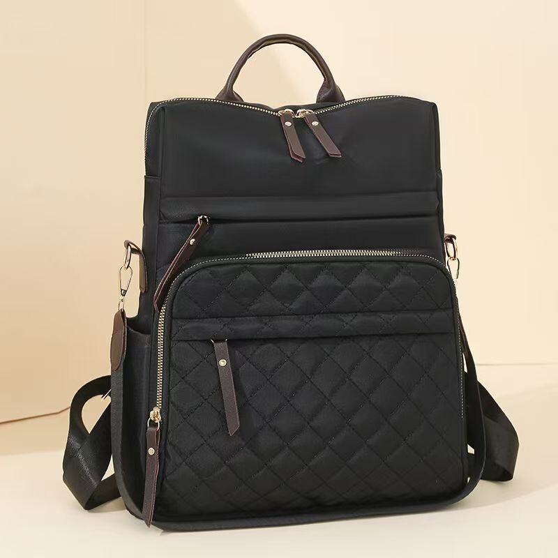 2026年新款多用途大容量妈妈包便携式双肩包可挂童车背包轻便包