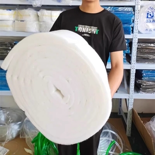 鱼缸过滤棉专用过滤器材料加厚羊绒棉高密度净化白海绵生化棉滤材